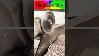 Tile Cutting Tricks 001 | #constructiontips #tipsandtricks #viralshorts
