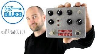 Analog Fox Powersolo Underdrive Compressor & Dirt pedal