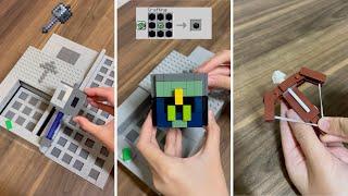 Crafting Minecraft items BUT Lego!