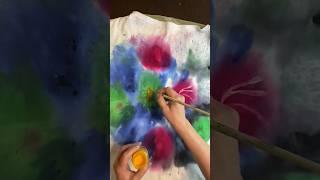 Custom t-shirt  with flowers  #diy #crafting #handmade #satisfying #viral #drawing #art #custom