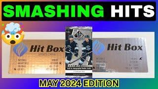 BACK WITH A VENGEANCE! OPENING THE ROOKIE AND VETERAN HOCKEY HIT BOXES - MAY 2024 EDITION!!!