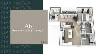 Elan Halcyon | A6 - 972 Sq Ft