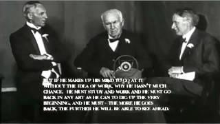 Interview with Thomas Edison, Henry Ford & Harvey Firestone