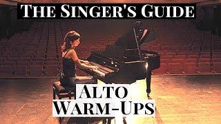 The Singer's Guide | Alto Vocal Warm-Up Exercises 