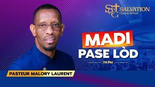 Madi Pase Lòd | Salvation Church of God | 01/14/2025 | Pasteur Malory Laurent