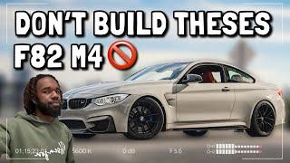 STOP BUILDING BMW F82 M4s