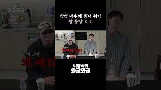 악역 전문 배우의 비애