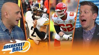 Bears to trade for Joe Thuney, Should the Steelers stick with Justin Fields? | NFL | BREAKFAST BALL