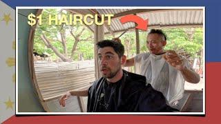 Incredible $1 Haircut in The Philippines 