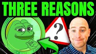 PEPE COIN - $6 Billion Gone!  THREE REASONS PEPE CAN BOUNCE BACK