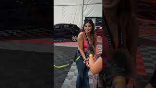 Audrey gets INKED UP with SRT HELLCAT logo 🫠 #barrettjackson #dodge #dodgesrt #inked #inkedup