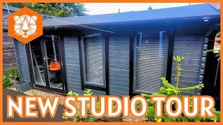 Tiger Sheds Gamma Cabin Review - My YouTube Studio Tour