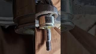 Honda knuckle ball joint install tip.