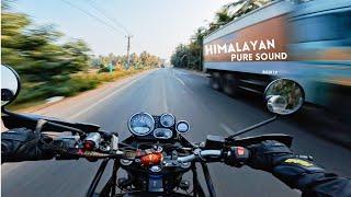 Pure sound of Royal Enfield Himalayan 411 (raw audio)