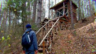 I FOUND THE MOST UNUSUAL DUGOUT - visiting GARIK RainMan | Bushcraft