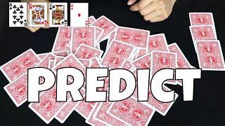 INSANE Prediction CARD TRICK with a MARKED DECK!