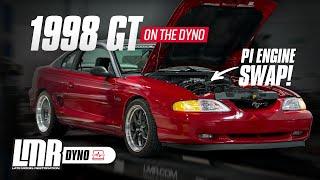 1998 SN95 Mustang GT Dyno | Complete 4.6L PI Engine Swap w/ Bolt-ons & 4R70W Transmission