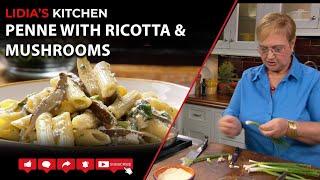 Penne with Ricotta & Mushrooms