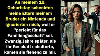 An meinem 10. Geburtstag ignorierten mich meine Eltern. 20 Jahre später kamen sie flehend zu...