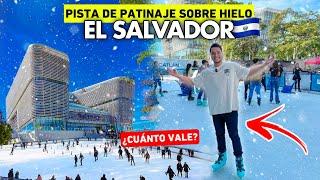 ¡Ya ABRIERON la PRIMERA pista de PATINAJE SOBRE HIELO en El Salvador! ️ ¿Cuánto vale? 