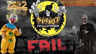 spirit halloween animatronic 2022 fails compilation