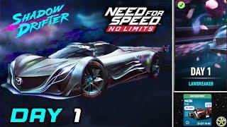 NFS No Limits | Day 1 - Mazda Furai | Shadow Drifter