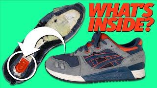 What's Inside Asics Gel Lyte 3 | CUTTING OPEN SNEAKERS