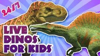   @DinoKids Live   DINO DAN Full Episodes  Livestream Family Dinosaurs | LIVE 24/7