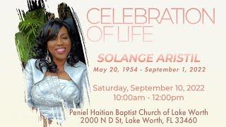 Solange Aristil Homegoing Service