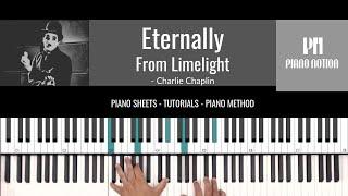 Eternally - Limelight - Charlie Chaplin (Sheet Music - Piano Solo - Piano Cover - Tutorial)