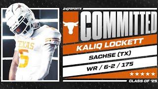 WATCH: 5-star WR Kaliq Lockett commits to Texas LIVE on 247Sports | No. 12 Overall Player