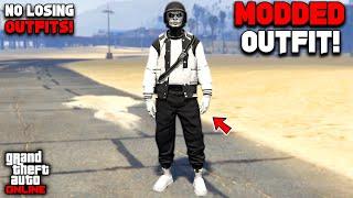 GTA 5 Online Easy Black Joggers Modded Outfit With Glitched Armor! (No Transfer)