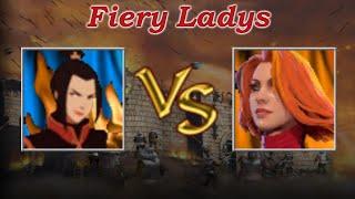 Azula vs General Hi | Fiery Ladys | Vorstellungs KI Kampf | Stronghold Crusader