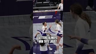 KState Womens Volleyball Setter wins the JOUST!