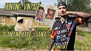 Hunting vintage in an ABANDONED house | Portland THRIFTCON | Thrifting WESTCOAST