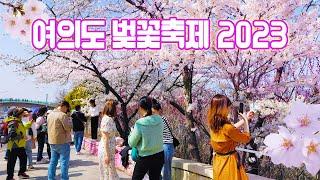 SEOUL YEOUIDO Cherry Blossom Festival 2023, April 1-10, YEOUIDO HANGANG PARK, Seoul Travel Walker.