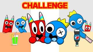 Rainbow Friends vs Garten of Banban Funny TikTok Challenge Video Compilation Paper Animation