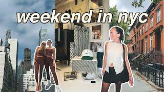 weekend trip to NYC for NYFW *microinfluencer version* ️ events + exploring brooklyn