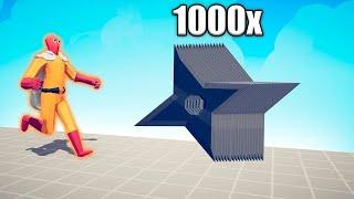 1000x OVERPOWERED NINJA vs UNITS - TABS | Totally Accurate Battle Simulator 2024