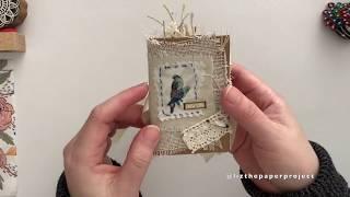 Micro Mini Junk Journal - Make it Mini challenge #makeitmini