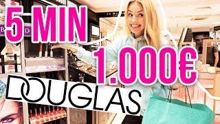 Kann ich in 5 Minuten 1.000 € bei DOUGLAS ausgeben? Ihr bekommt alles! | XLAETA