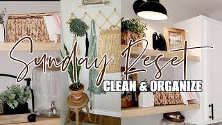 SUNDAY RESET // CLEAN AND ORGANIZE // FARMHOUSE LAUNDRY ROOM // ROBIN LANE LOWE