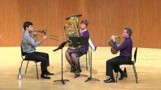 International Low Brass Trio performs three GCG pieces