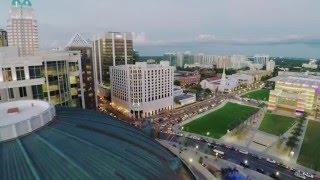 Downtown Orlando Aerial Clip