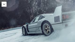 Drifting a $3 Million Ferrari F40 LM on Ice | Vossen GEN-01 Aerolip