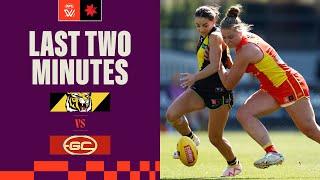 Last Two Minutes | Richmond v Gold Coast | Round 6, 2023 | AFLW