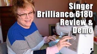 Singer Sewing Machine for BEGINNERS | Singer Brilliance 6180 Review and Demo | Complete Information