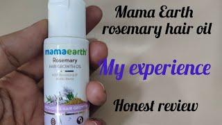 *my experience* Mama Earth rosemary hair growth  oil honest review