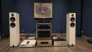 Nagra Streamer x Totem Acoustic Bison Twins Tower x Holo Audio Cyan2 x Arcam A49