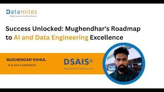 Mughendhar's Roadmap to AI and Data Engineering Excellence